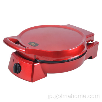 Golmahome 12" electric pizza maker deep fill 1800w muti-function double temperture control plate pizza making machine